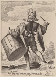 Tamburino, inciso da Jacques II de Gheyn, 1587